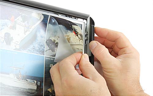 22 x 28 Poster Frame for Wall, Snap Open, 25mm Profile - Black - Image 3