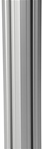 22” x 28” Poster Stand with 2 Metal Trays, Snap Open, Square Base - Silver - Image 4