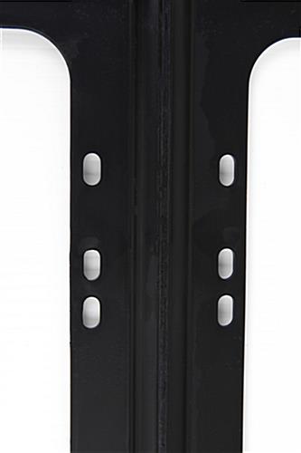 24 x 18 Real Estate Sign H-Frame with Ground Stake & Sign Rider, Weatherproof - Black - Image 3