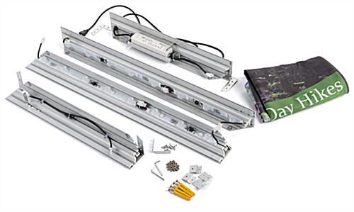 24” x 36” LED Light Box for Wall, SEG Graphics, Custom Printing - Silver - Image 8