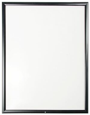 30 x 40 Outdoor Poster Frame for Wall, Snap Open, Locking - Black