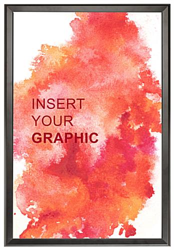 30 x 40 Poster Frame for Wall, Snap Open, 32mm Profile - Black - Image 6