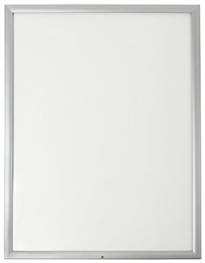 30 x 40 Snap Frame for Wall, Snap Open, Locking - Silver