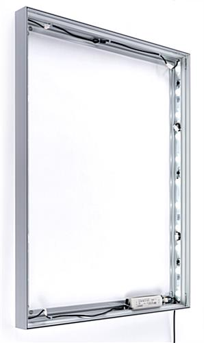 36” x 48” LED Light Box for Wall, SEG Graphics, Custom Printing - Silver - Image 3
