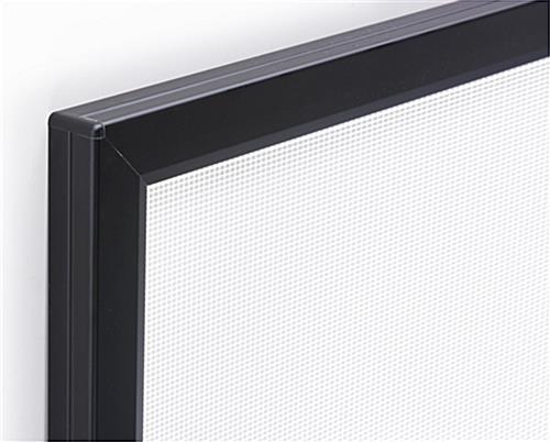 36 x 48 LED Light Box for Wall, Snap Open - Black - Image 2