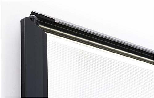 36 x 48 LED Light Box for Wall, Snap Open - Black - Image 3