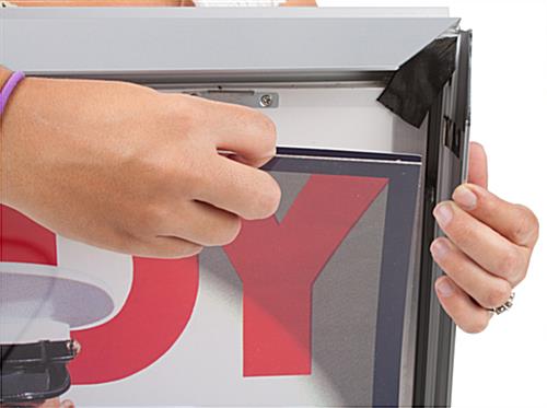 36 x 72 LED Light Box for Windows, Double Sided, Hanging Kit Sold Separate - Silver - Image 3