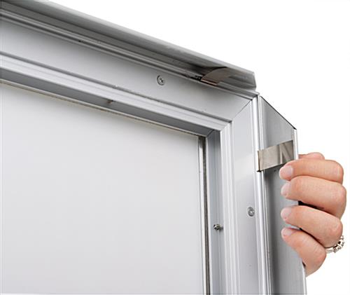 36 x 72 LED Light Box for Windows, Double Sided, Hanging Kit Sold Separate - Silver - Image 4