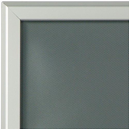 40 x 60 Poster Frame for Wall, Snap Open, 32mm Profile - Silver - Image 2