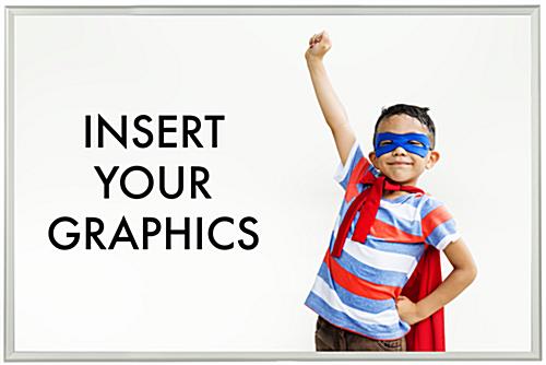 40 x 60 Poster Frame for Wall, Snap Open, 32mm Profile - Silver - Image 3