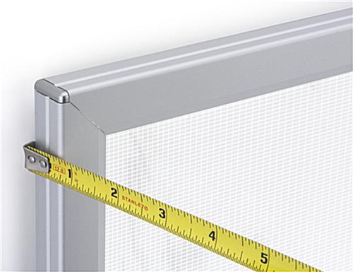 47 x 94 LED Light Box for Wall, Snap Open - Silver - Image 5