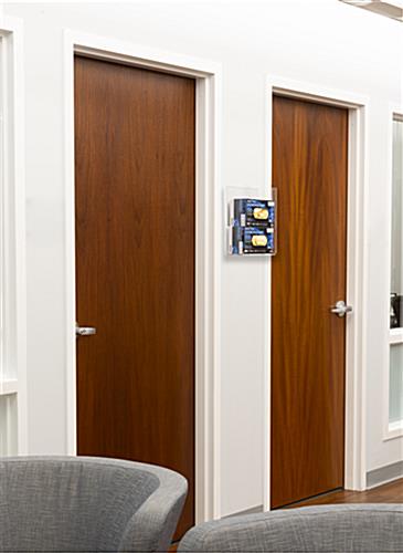 Acrylic Glove Box Dispenser, Double Box, Wall Mount - Clear - Image 4