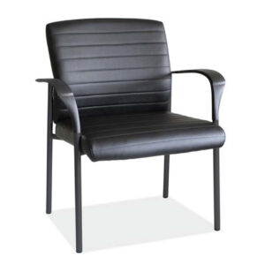 OfficeSource | Tate Collection | Guest Arm Chair with Black Frame