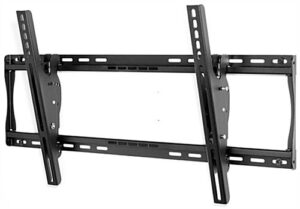 Outdoor TV Wall Mount for 32 to 75-Inch Monitors, Cable Management - Black