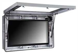 Peerless All-Weather TV Enclosure for 52” - 55" Screens – Silver