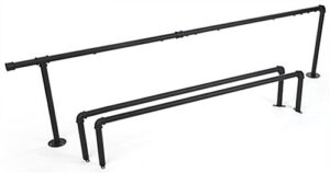 Pipeline Add-On w/ 1 Outrigger & 2 Clothing Hanger Bars – Matte Black