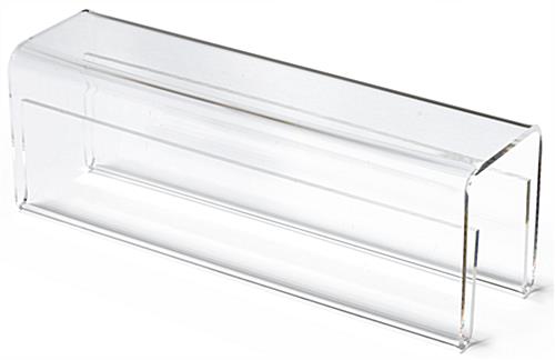 Workshop Series 8.5”w x 2.5”h 2-Sided Cubicle Name Tag Holder for 1.5" Walls - Clear - Image 2