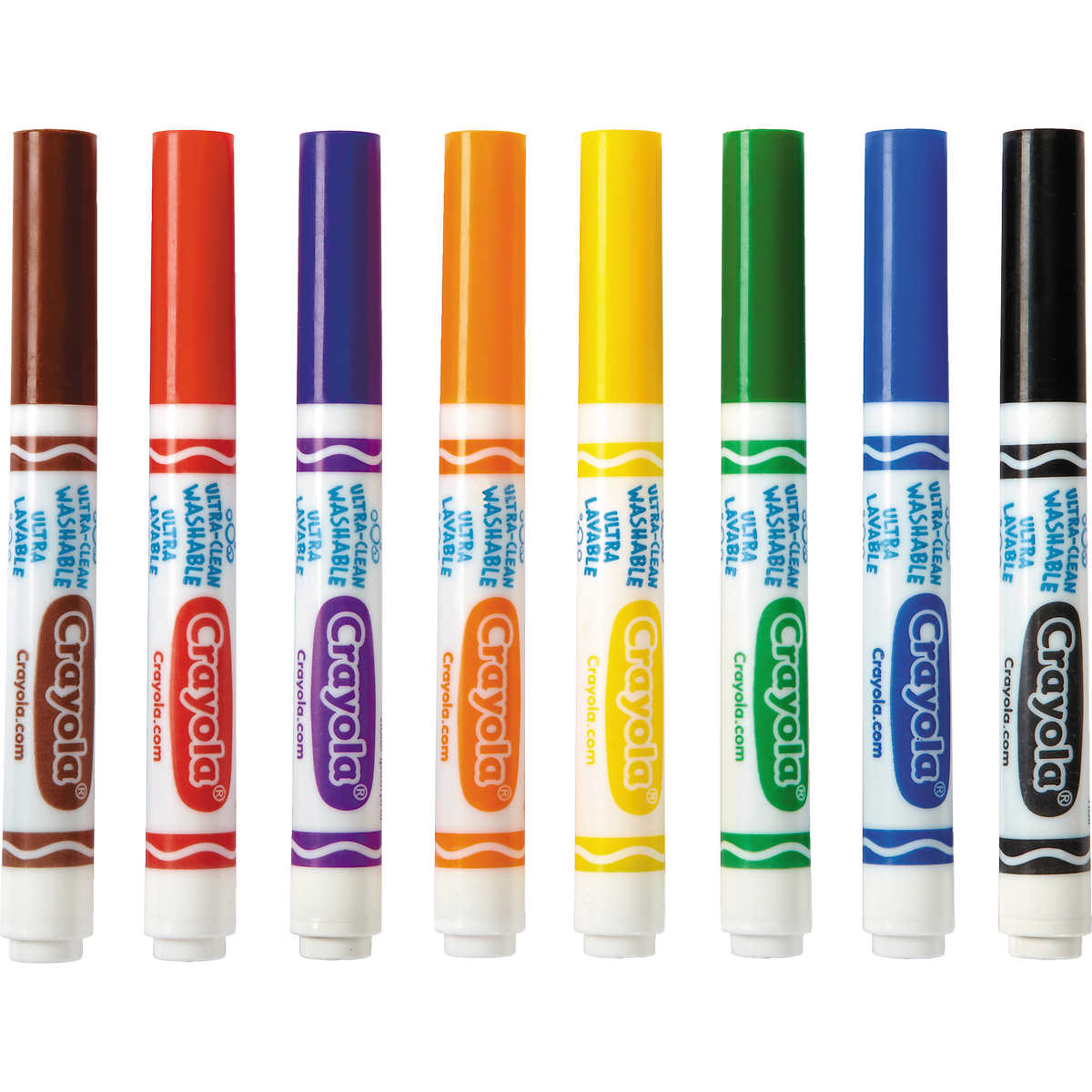 Crayola Broad Line Washable Markers, Assorted Colors, 8 ct - Image 4