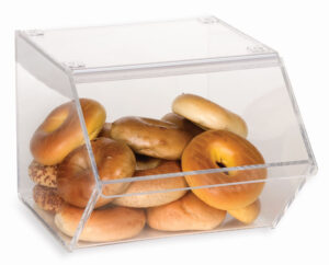 12"w Acrylic Display Bin w/ Lift-Open Door