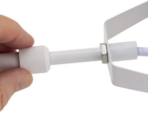 12 Watt LED Display Gridwall Spotlight with Clip On Mounting- White