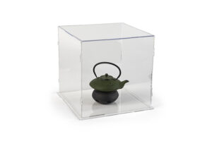 15 x 15 Countertop Display Case, Collapsible, Acrylic - Clear