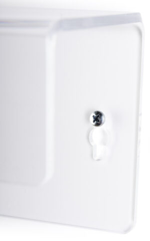 36 x 4 Acrylic Shelves, Wall Mounted, Dual Installation Options, Set of 2 - Clear