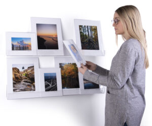 36 x 4 Acrylic Shelves, Wall Mounted, Dual Installation Options, Set of 2 - Clear