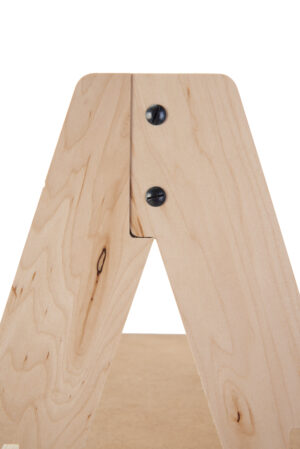 47 x 65.25 Multi-Tier Shelving Display, Floor Standing, Collapsible Design - Natural