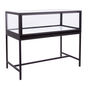 48" Full Vision Display Case w/ LED Lighting, Pull-Out Display, and Tempered Glass