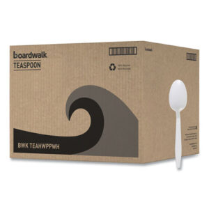Heavyweight Polypropylene Cutlery, spoon, White, 1000/Carton