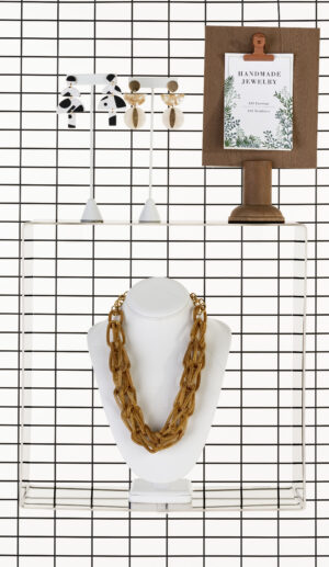 Acrylic Cube for Gridwall, 13.5 x 13.5 Display Space - Clear