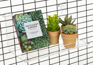 Acrylic Display Shelf for Gridwall, Rectangular - Clear