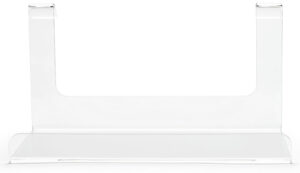 Acrylic Display Shelf for Gridwall, Rectangular - Clear