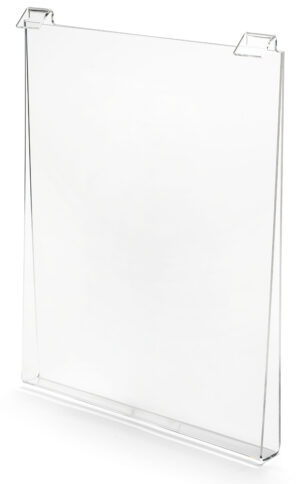 Acrylic T-Shirt Display for Gridwall, Top Loading - Clear