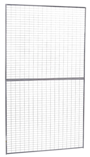 Art Display Grid, (2) 3' x 3' Panels, Iron Mesh - Silver