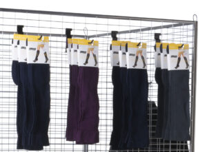 Art Display Grid, Y-Shaped, (6) 3' x 3' Panels, Iron Mesh - Silver