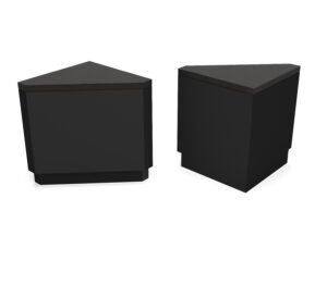 Corner Retail Counter w/ Matte Finish, Decorative Reveal, Ships Fully Assembled