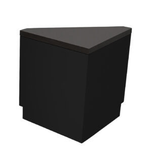 Corner Retail Counter w/ Matte Finish, Decorative Reveal, Ships Fully Assembled