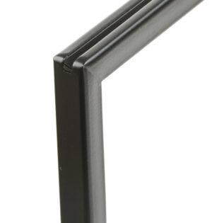 Countertop Sign Holder, Double Sided, Round Weighted Base