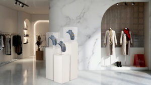 Floor Standing Pedestal Display Stands, 12.5