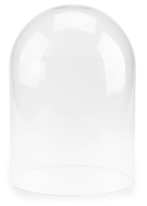 Glass Display Dome with Baseless Bottom - Clear