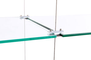 Glass Shelves Extension for SMHGSET4 Cable Shelving System - 24