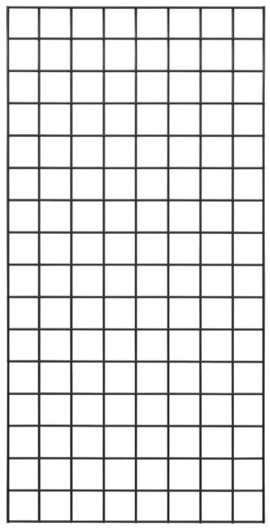 Gridwall Panel Display with Metal Wire and Glossy Finish in Set of 3