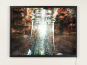 Hanging LED Poster Holder for Windows, Snap Open Frame, Illuminated