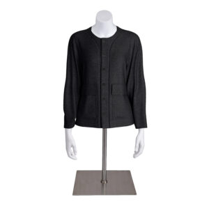 Headless Female Torso Mannequins w/ Metal Base, Fully Formed Hands - White