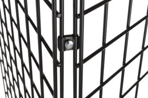 Metal Gridwall Connector, Set of 25 - Black