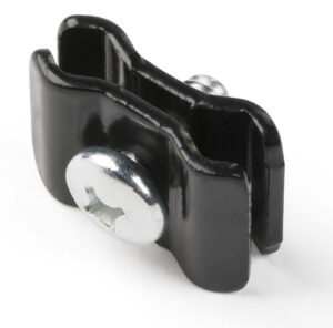 Metal Gridwall Connector, Set of 25 - Black