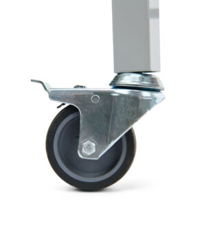 Nesting Display Tables, Rectangular, Caster Wheels, Set of 2