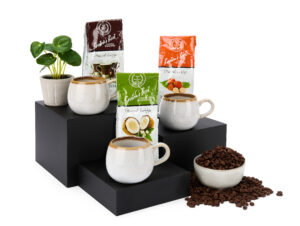 Recycled Acrylic Cube Riser Set of 3, Hollow Bottoms - Black