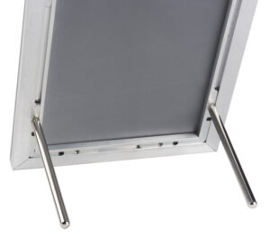 Sign Holder for Wall Mount or Tabletop, Snap Frame, Non-Glare Lens